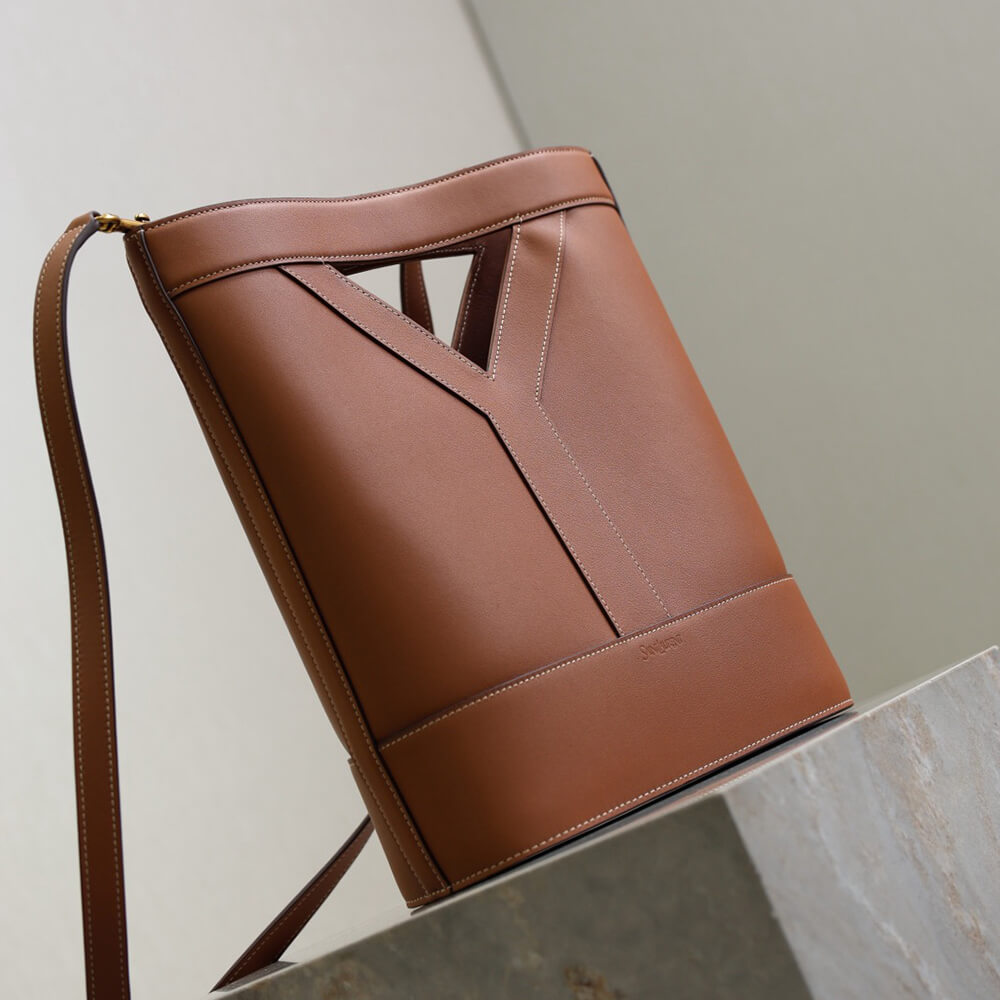 Y51 Y small bucket in leather(HIGH-END GRADE)