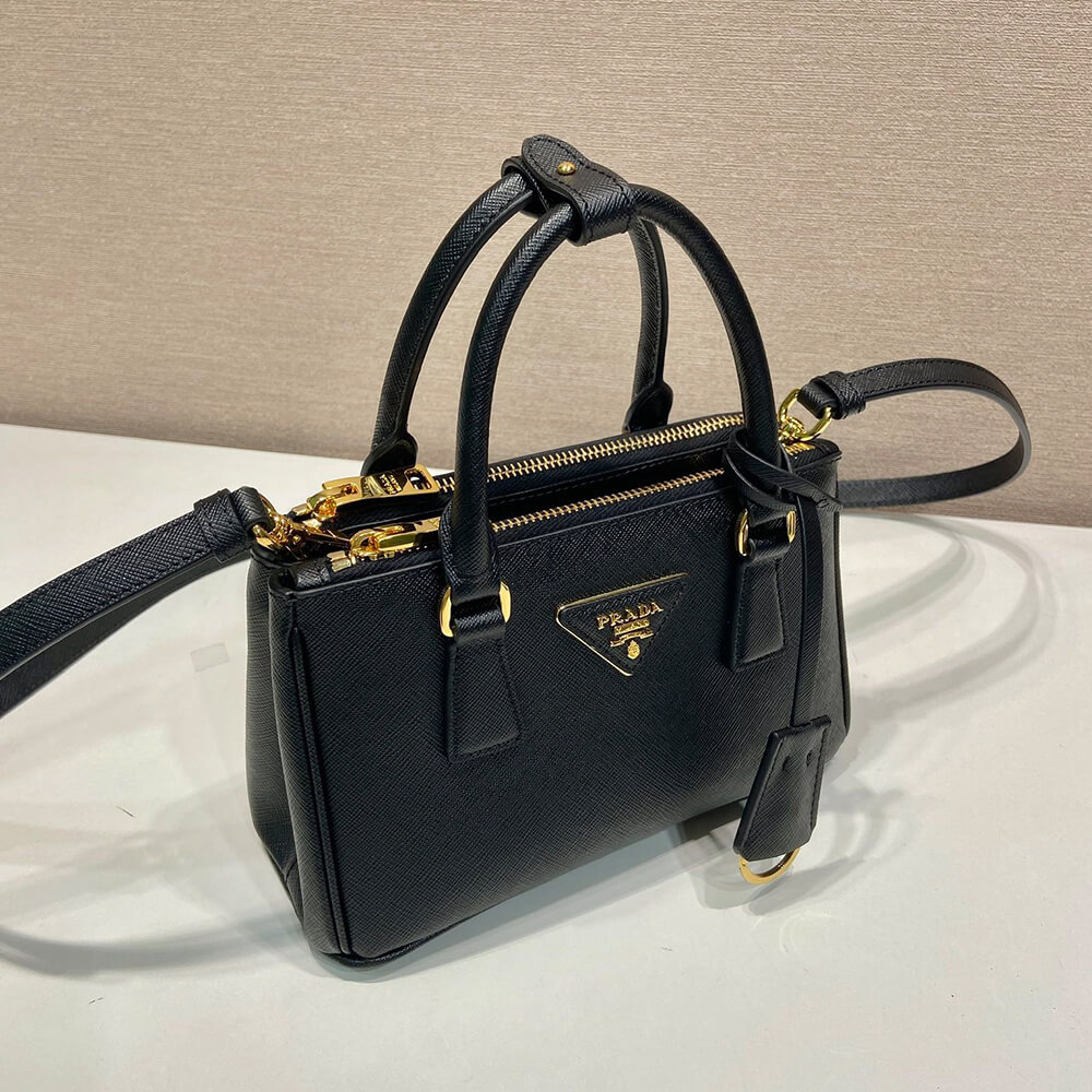 Pra*a Galleria Saffiano leather mini-bag(HIGH-END GRADE)