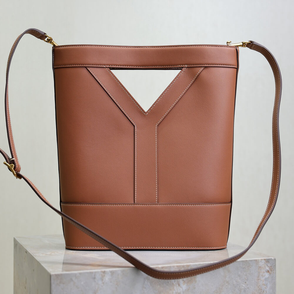 Y51 Y small bucket in leather(HIGH-END GRADE)