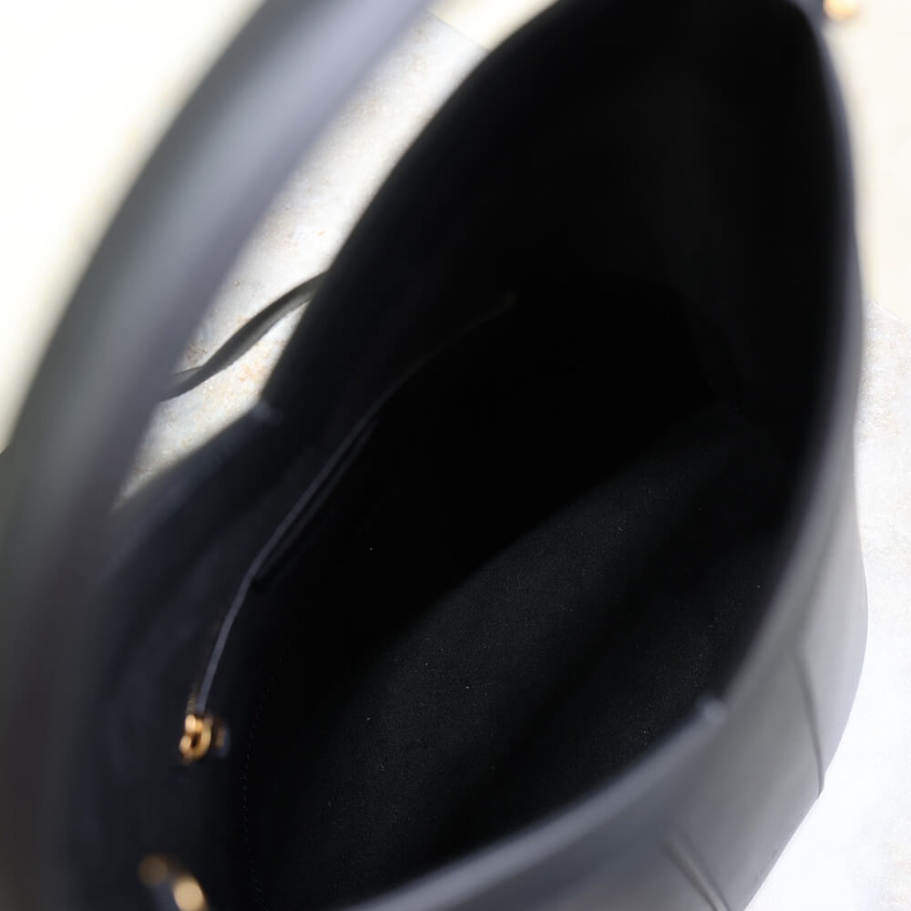 Y51 Y top-handle bucket in leather(HIGH-END GRADE)