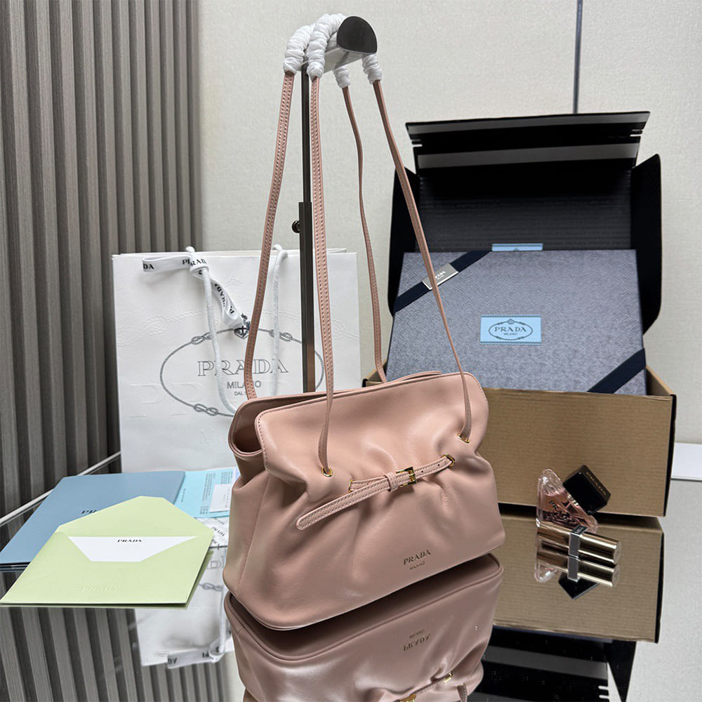 Pra*a Dada small nappa leather bag