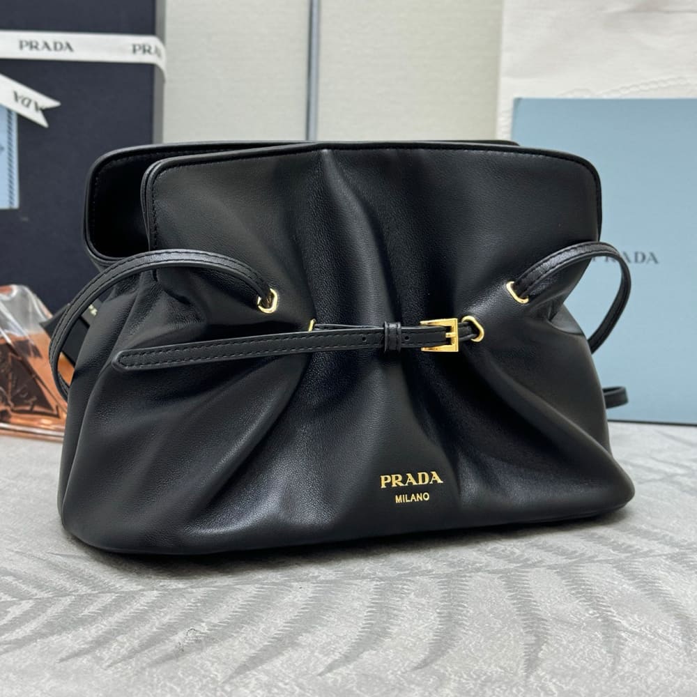 Pra*a Dada small nappa leather bag