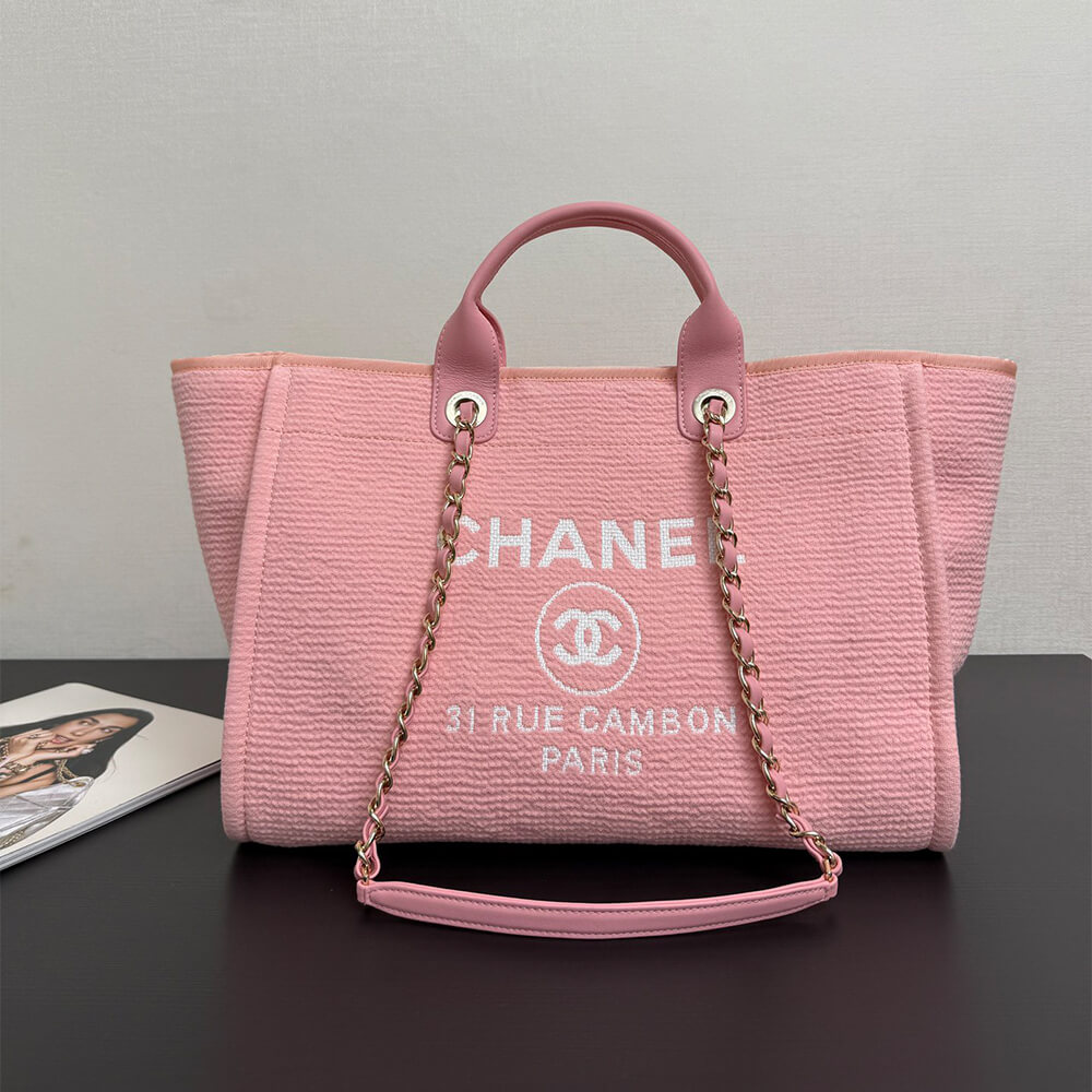 Ch**el Deauville Large Tote(HIGH-END GRADE)