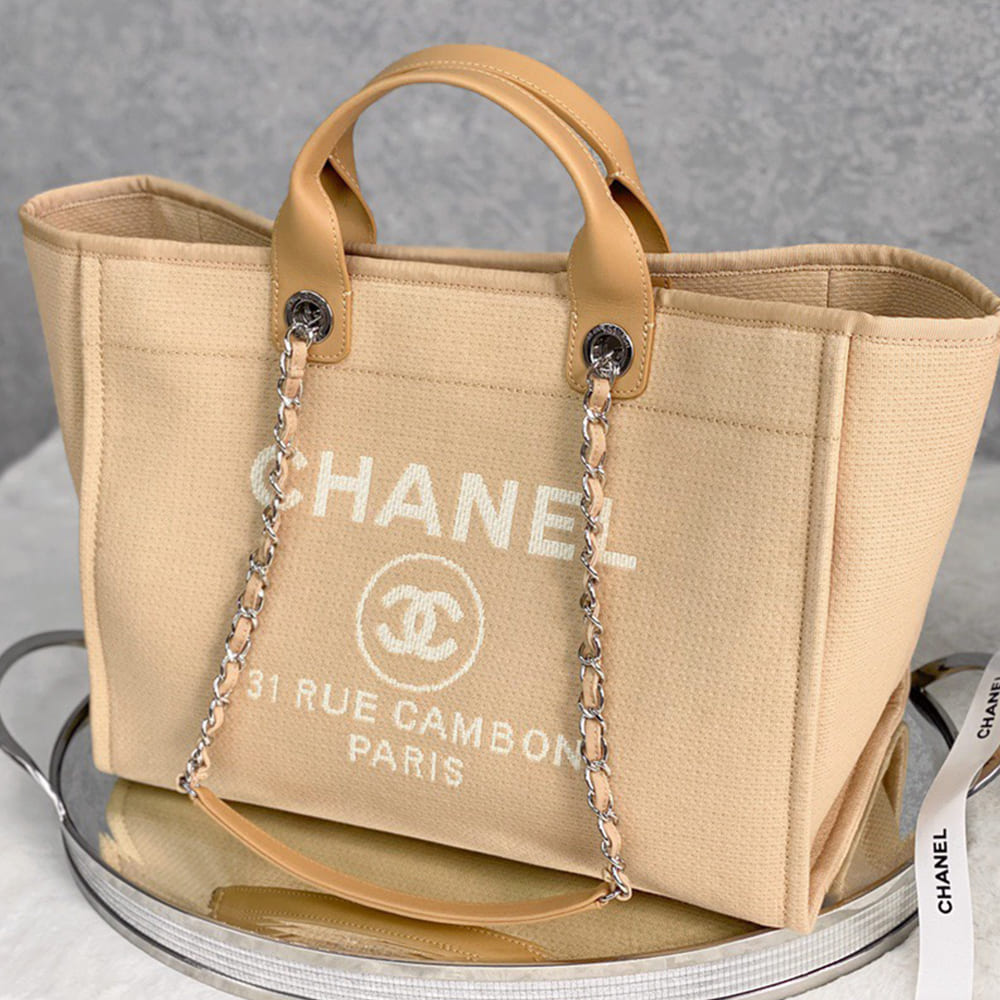 Ch**el Deauville Large Tote(HIGH-END GRADE)