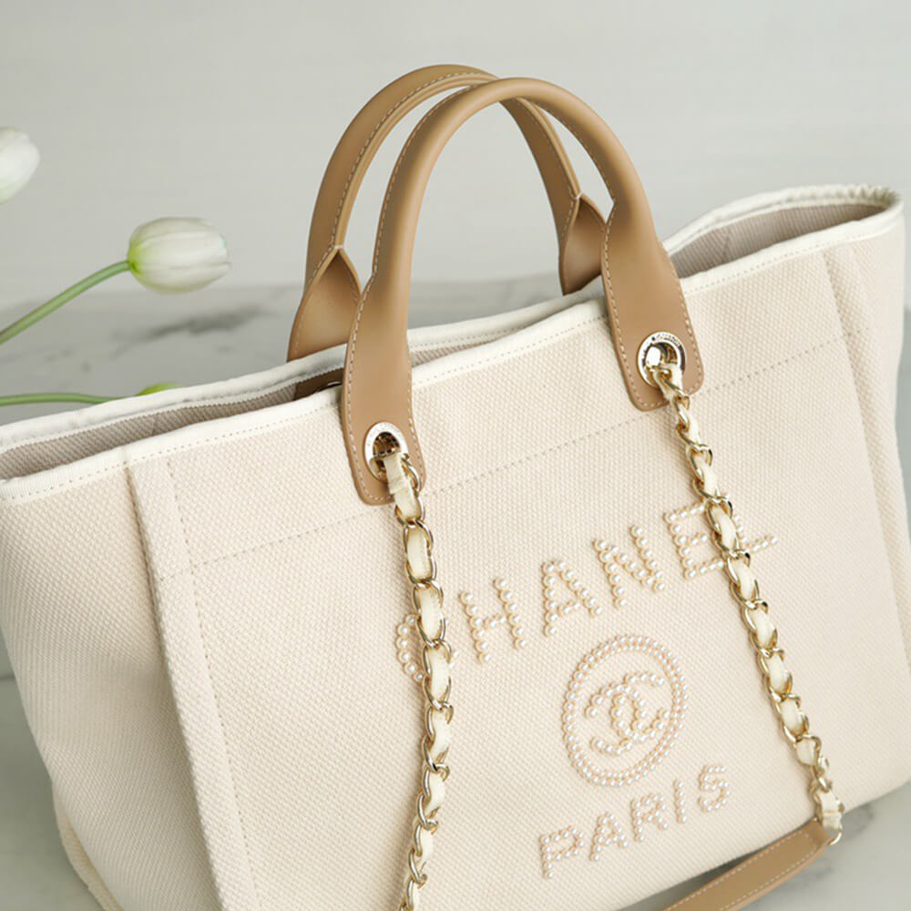 Ch**el Deauville Large Tote(HIGH-END GRADE)