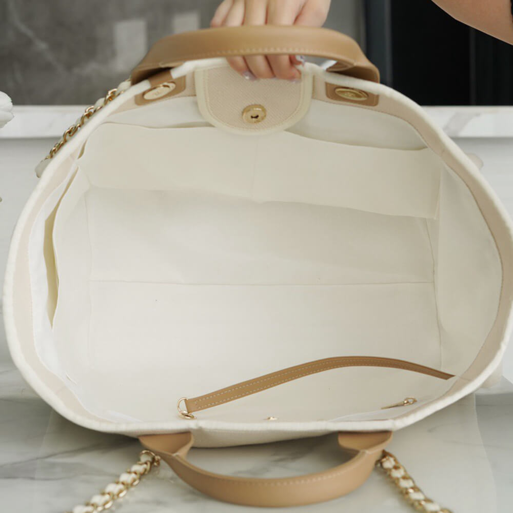 Ch**el Deauville Large Tote(HIGH-END GRADE)