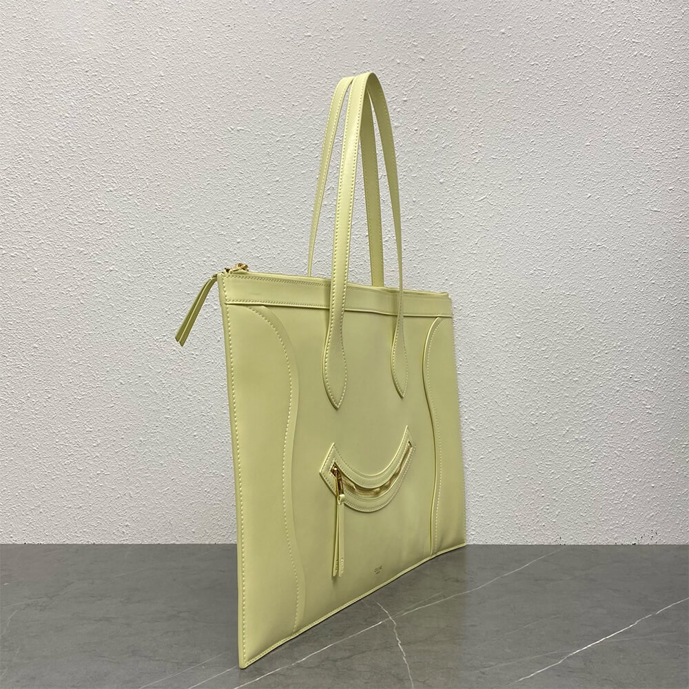 CLINE FLAT CABAS NEW LUGGAGE IN GLOSSY CALFSKIN