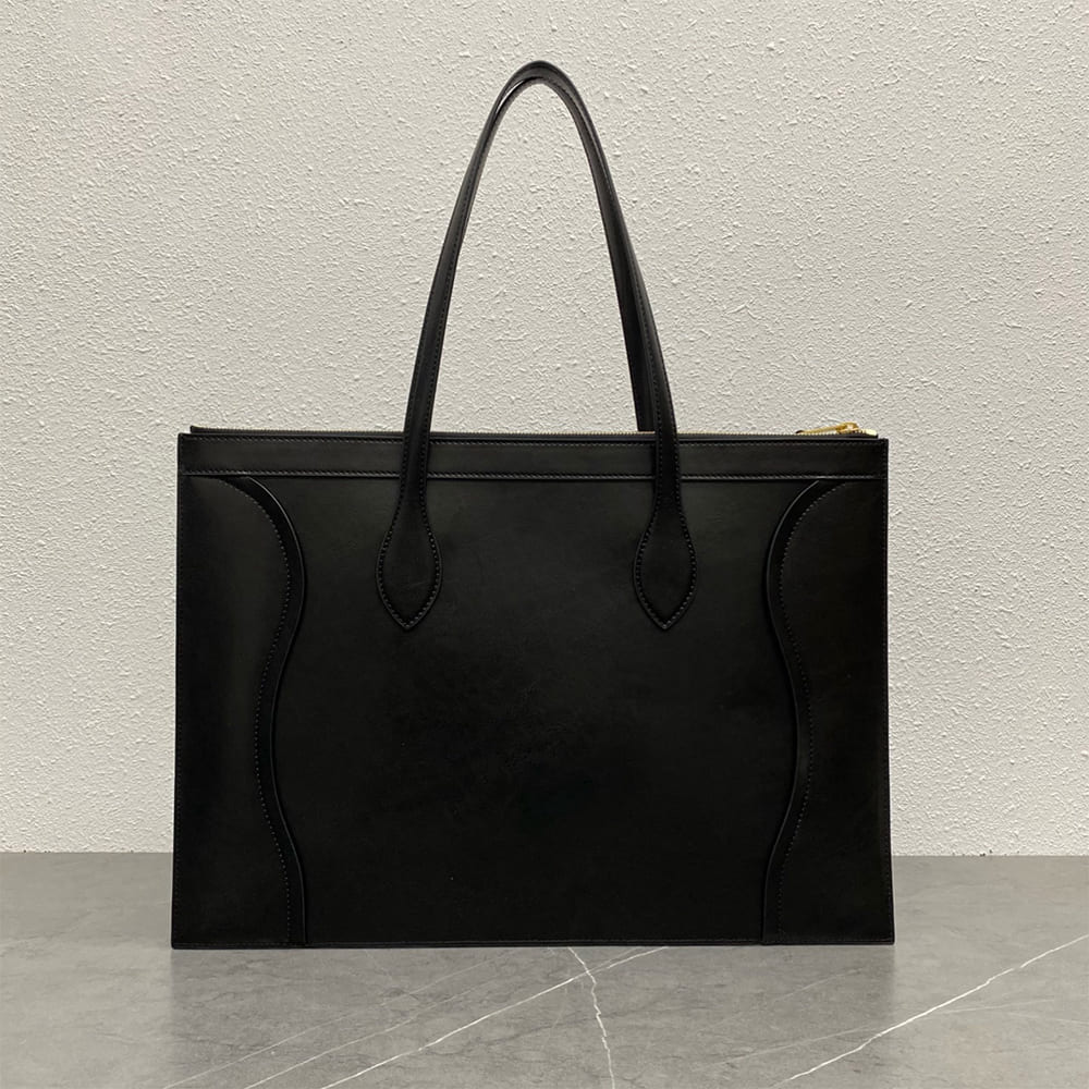 CLINE FLAT CABAS NEW LUGGAGE IN GLOSSY CALFSKIN