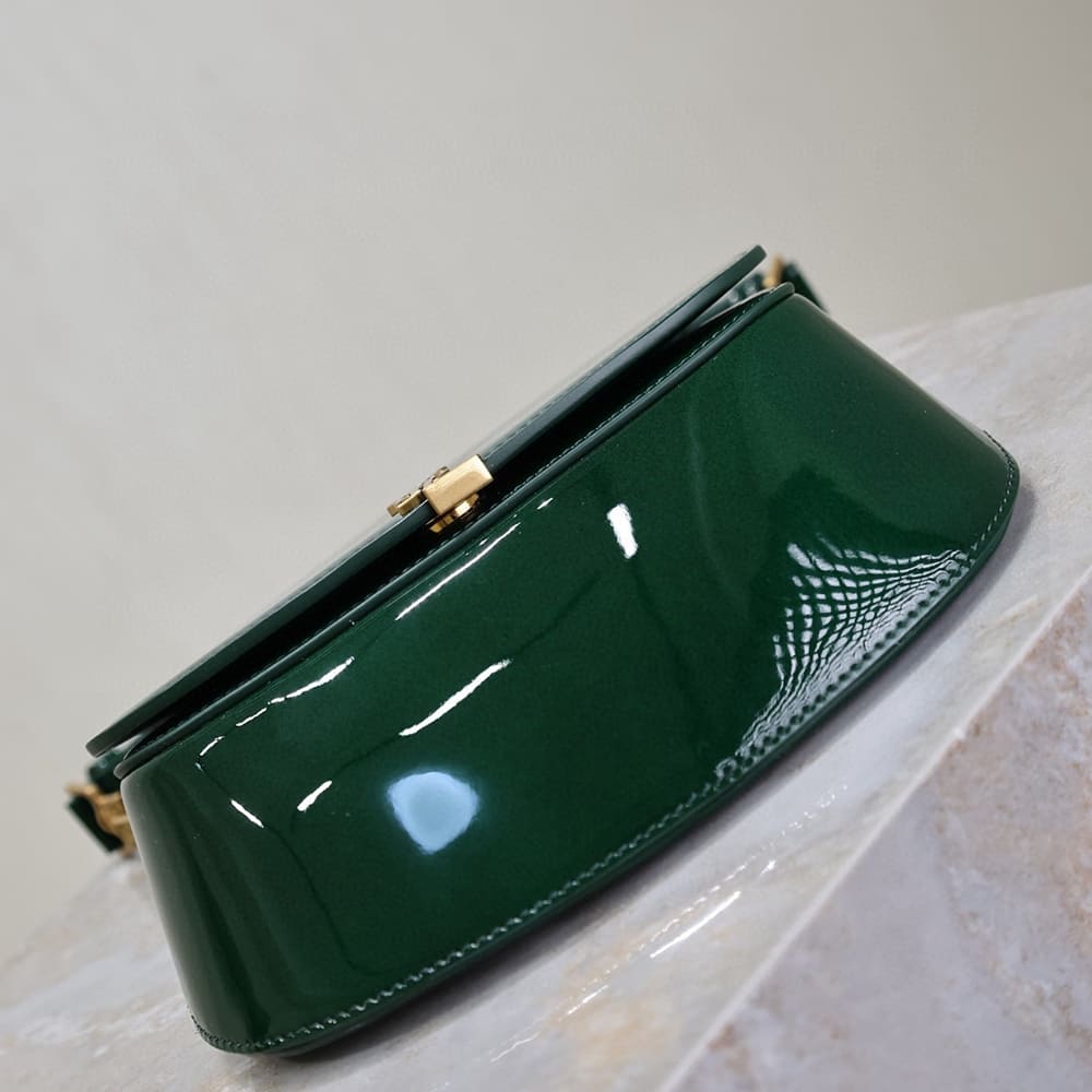 Y51 Mini VOLTAIRE TOP HANDLE bag in patent leather(HIGH-END GRADE)