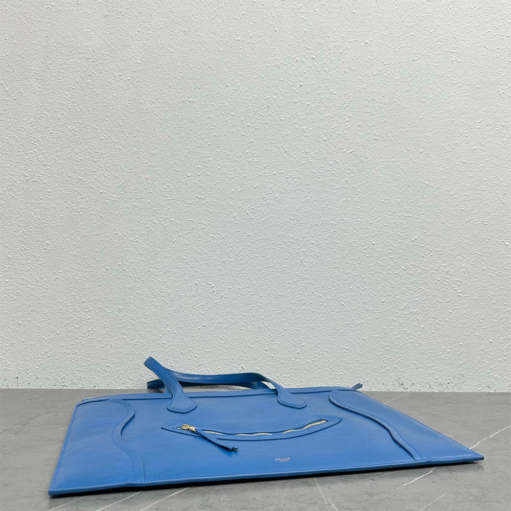 CLINE FLAT CABAS NEW LUGGAGE IN GLOSSY CALFSKIN