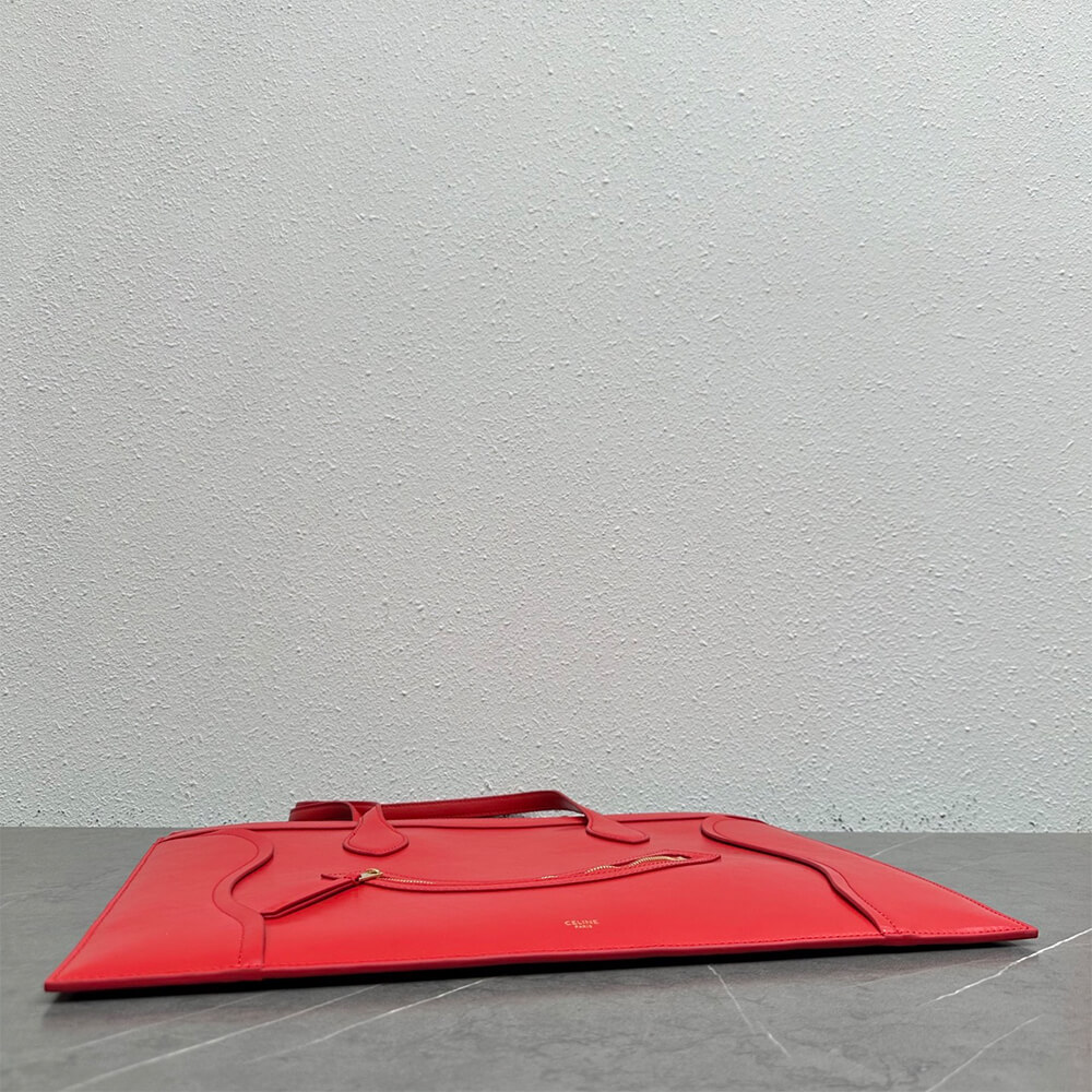 CLINE FLAT CABAS NEW LUGGAGE IN GLOSSY CALFSKIN
