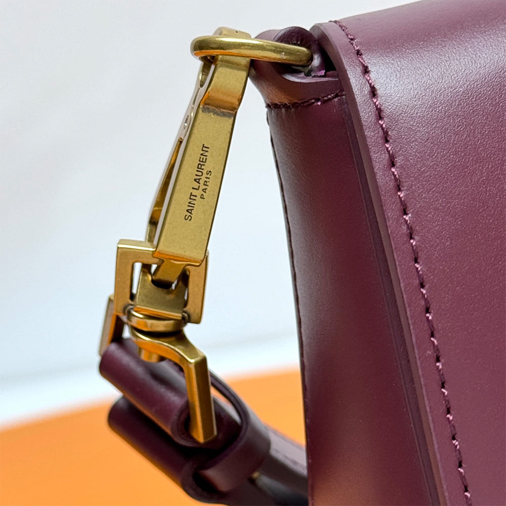 Y51 Mini VOLTAIRE TOP HANDLE bag in BOX Sa1nt Lau*nt(HIGH-END GRADE)