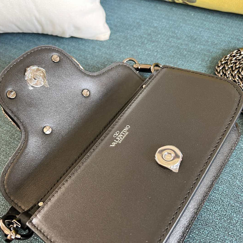 Va1e*ntin0 GARAVANI LOCO SMALL SHOULDER BAG WITH JEWEL LOGO(HIGH-END GRADE)