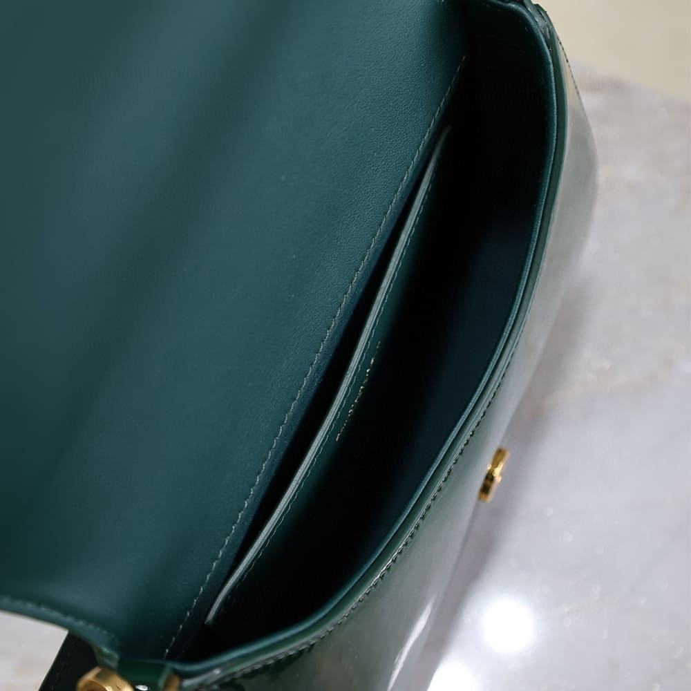 Y51 Mini VOLTAIRE TOP HANDLE bag in patent leather(HIGH-END GRADE)