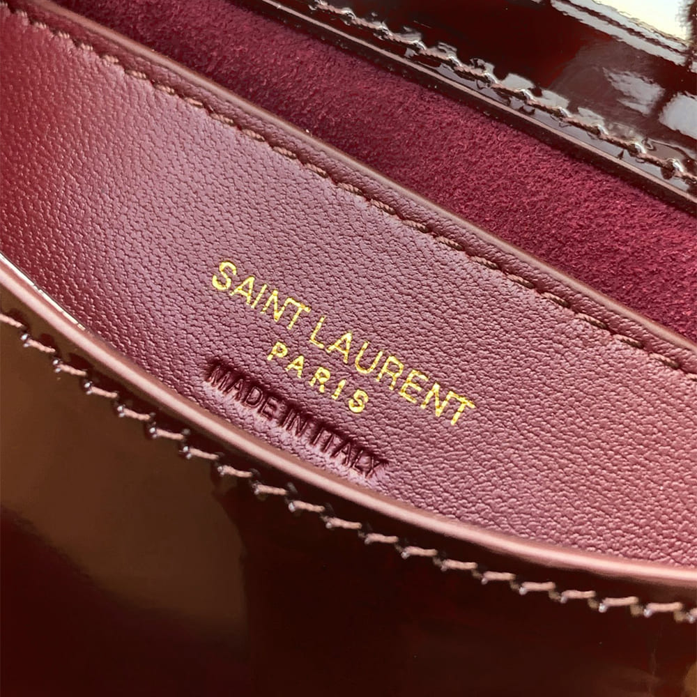 Y51 Mini VOLTAIRE TOP HANDLE bag in patent leather(HIGH-END GRADE)