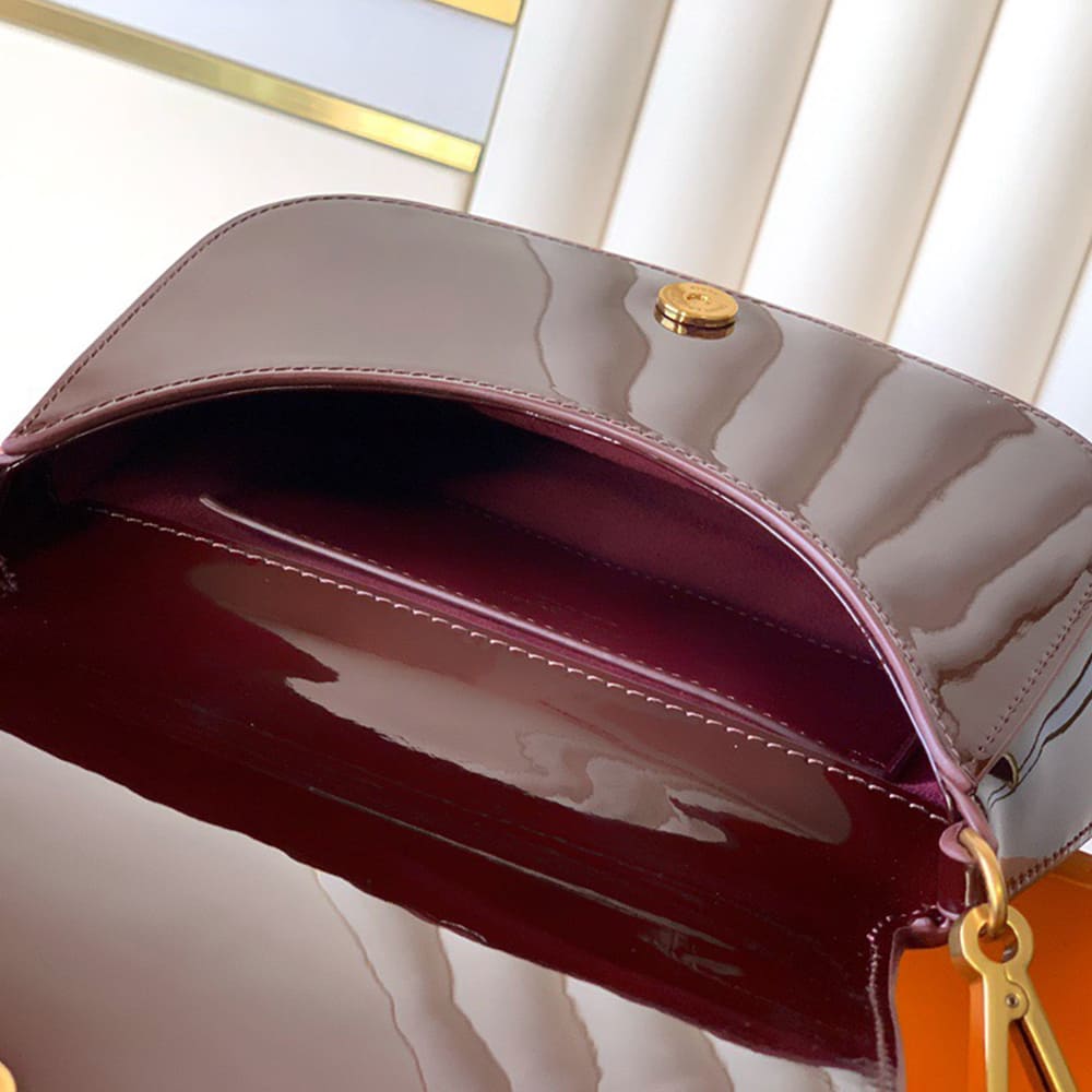 Y51 Mini VOLTAIRE TOP HANDLE bag in patent leather(HIGH-END GRADE)