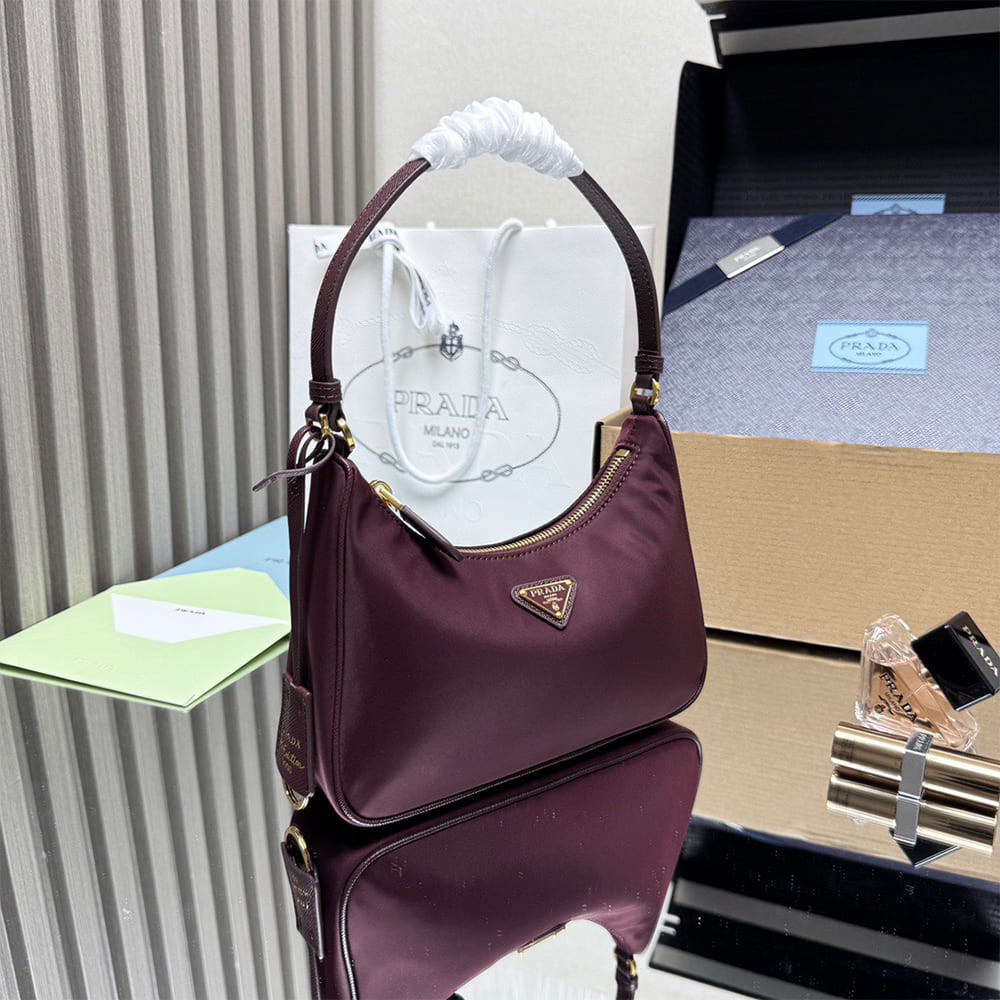 Pra*a Re-Edition 2005 Re-Nylon and Saffiano mini bag