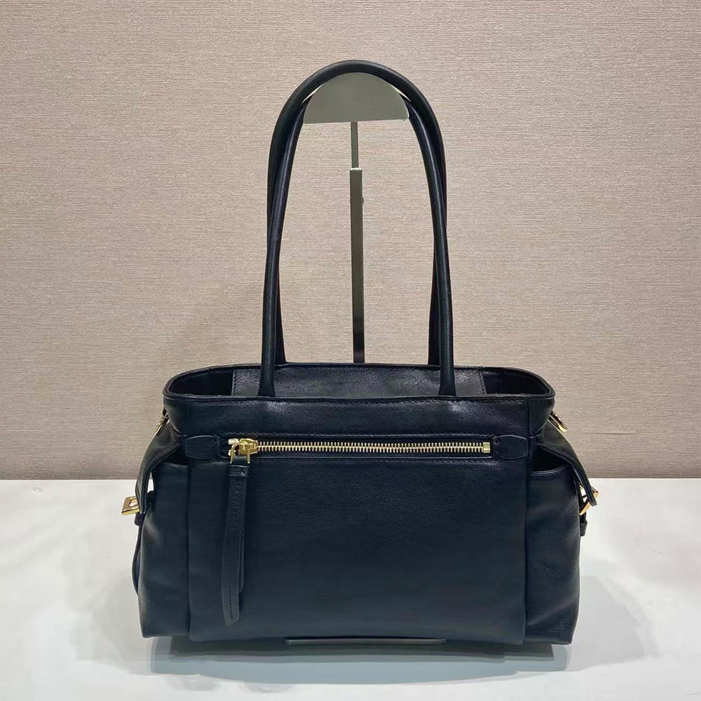 Pra*a Explore medium nappa leather tote bag(HIGH-END GRADE)