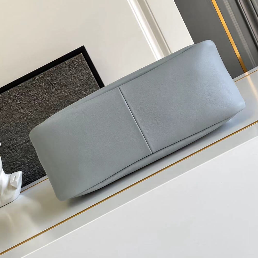 Pra*a Darling medium suede shoulder bag