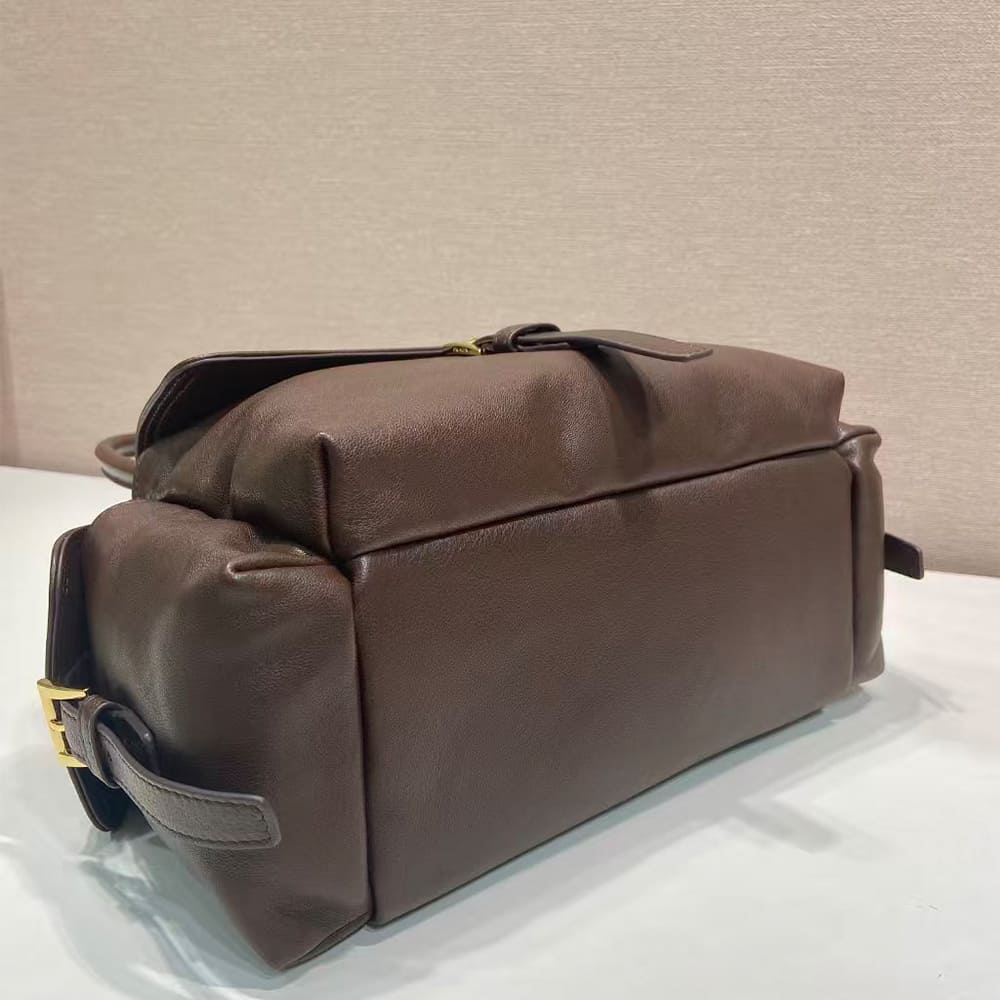 Pra*a Explore medium nappa leather tote bag(HIGH-END GRADE)