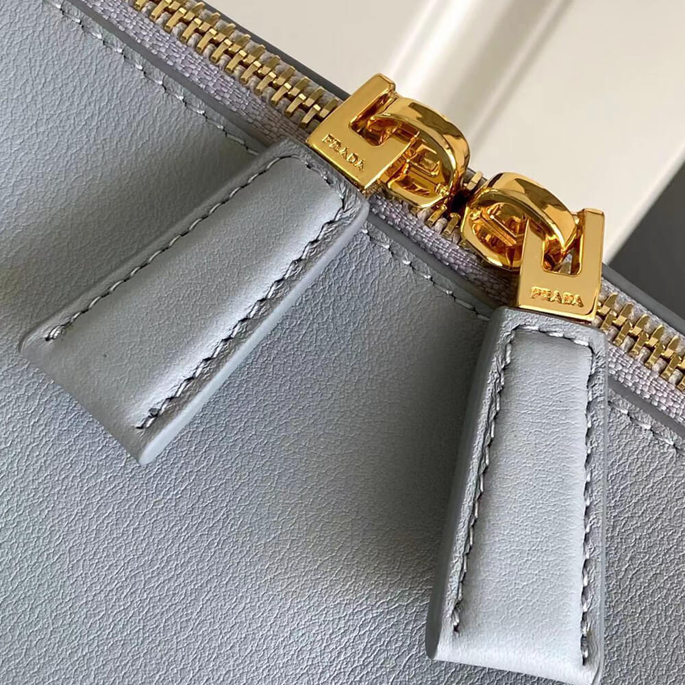 Pra*a Darling medium suede shoulder bag