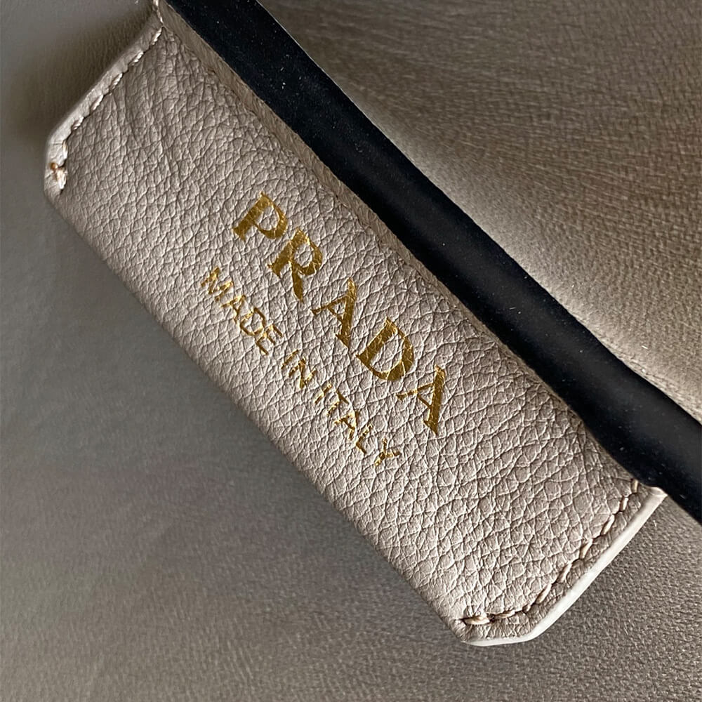 Pra*a Darling medium suede shoulder bag