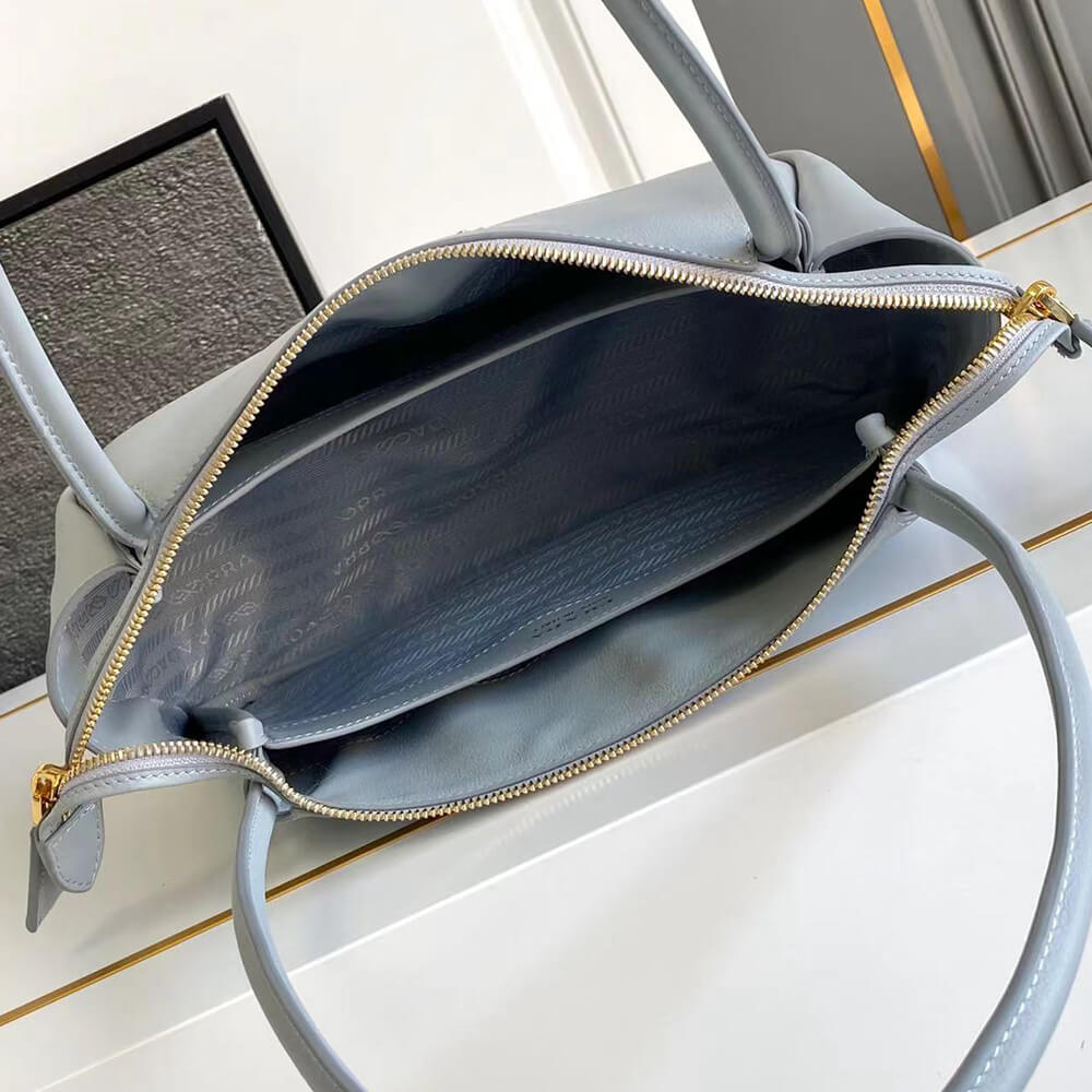 Pra*a Darling medium suede shoulder bag