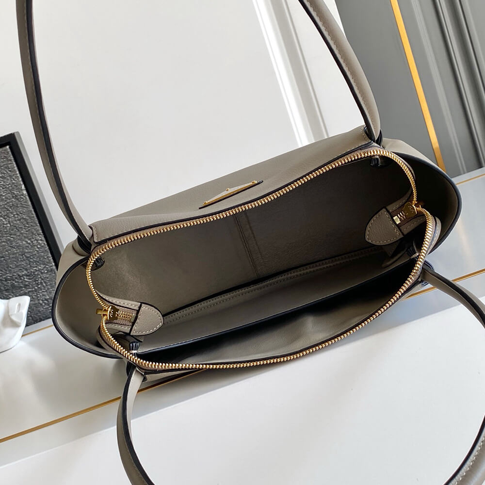 Pra*a Darling medium suede shoulder bag