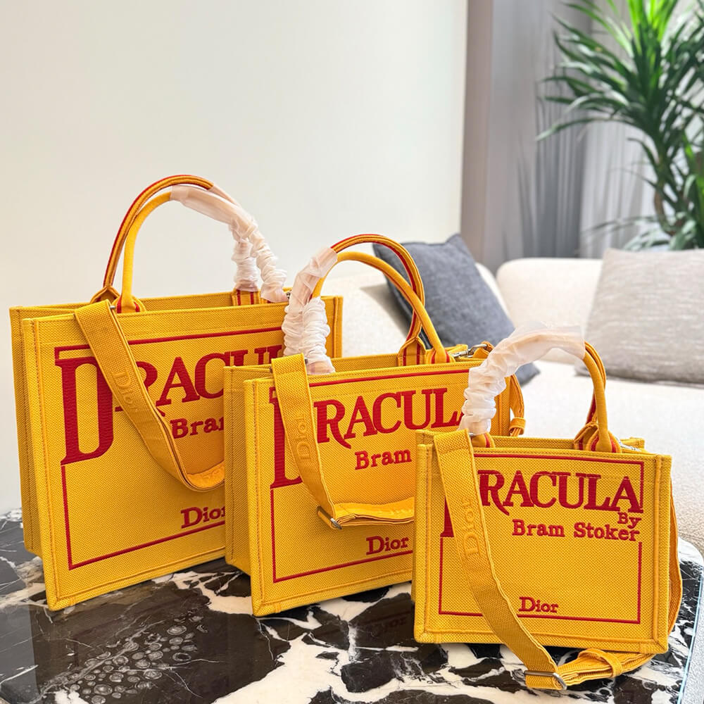 Medium D10r Book Tote with Strap