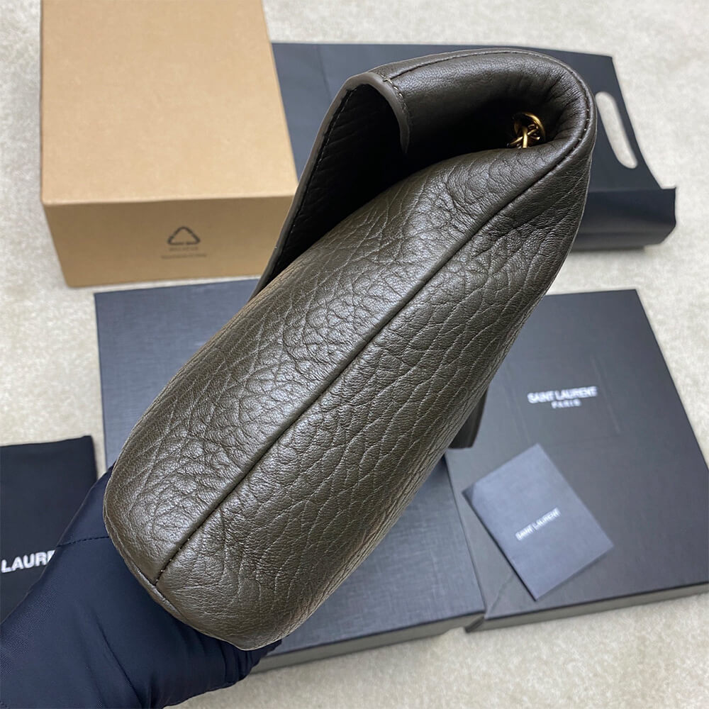 Y51 CASSANDRE XXL envelope pouch on chain in lambskin(HIGH-END GRADE)