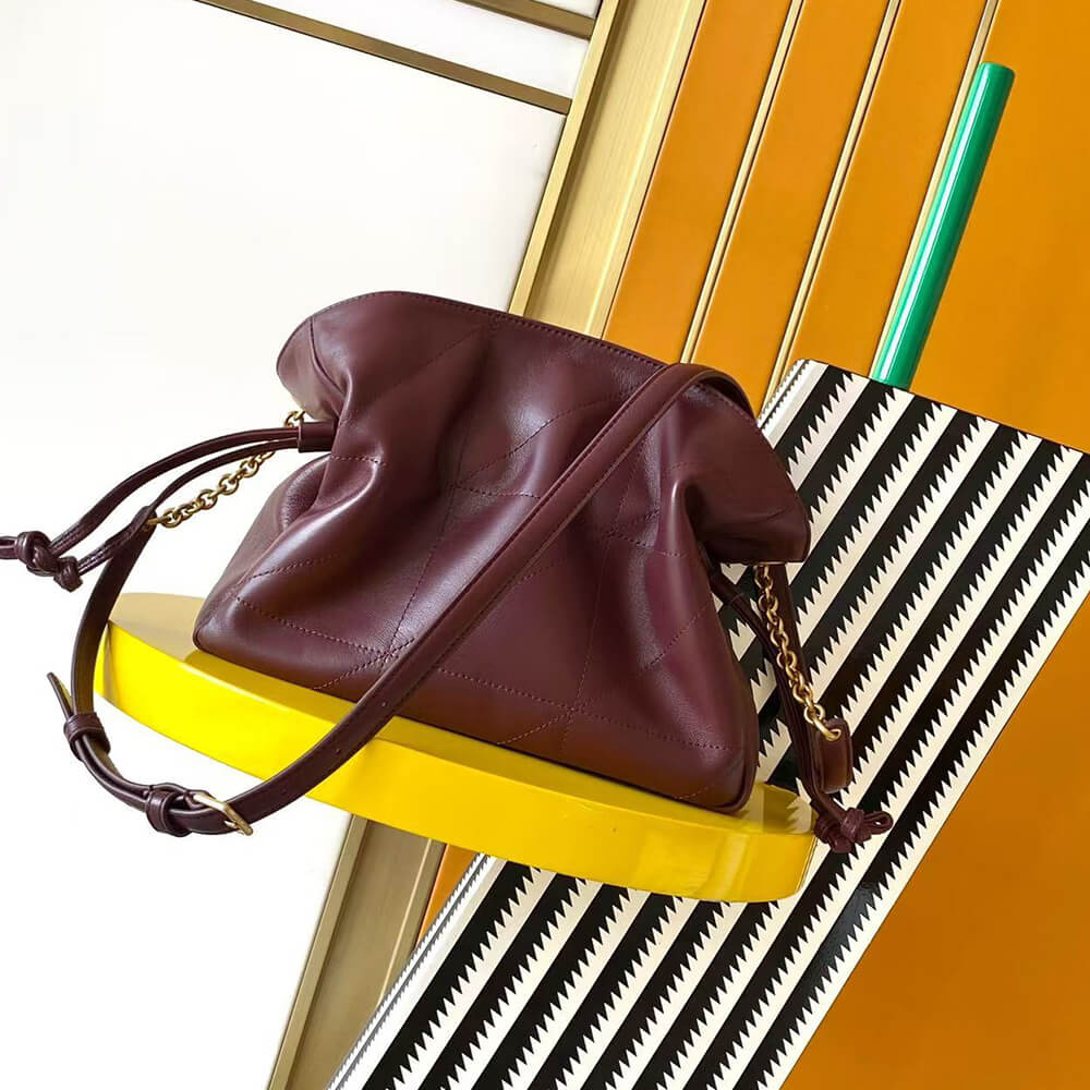 Y51 JAMIE shoulder pouch in lambskin(HIGH-END GRADE)