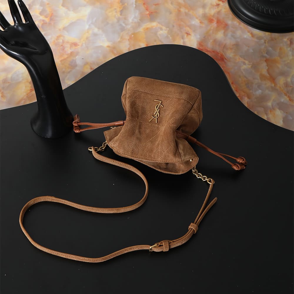 Y51 JAMIE mini shoulder pouch in suede(HIGH-END GRADE)