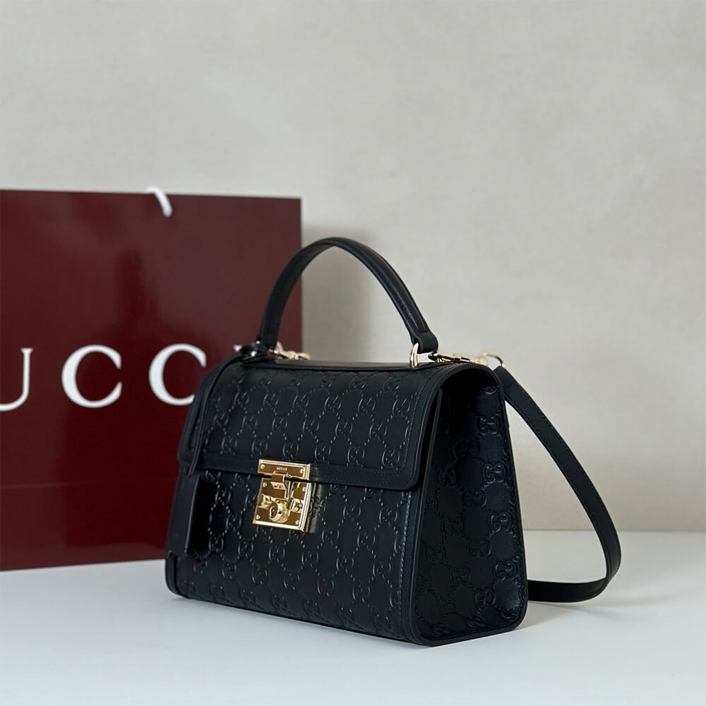 Gvc*1 Padlock medium top handle bag